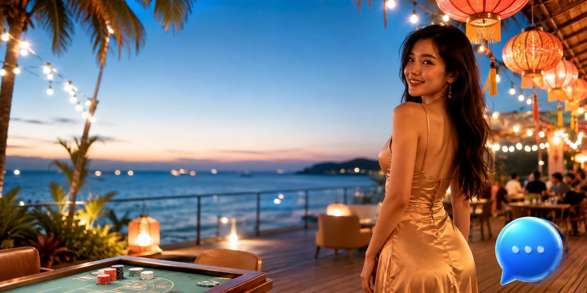 Chợ đêm Phú Quốc minh họa người dùng xem phân tích game bài trên di động